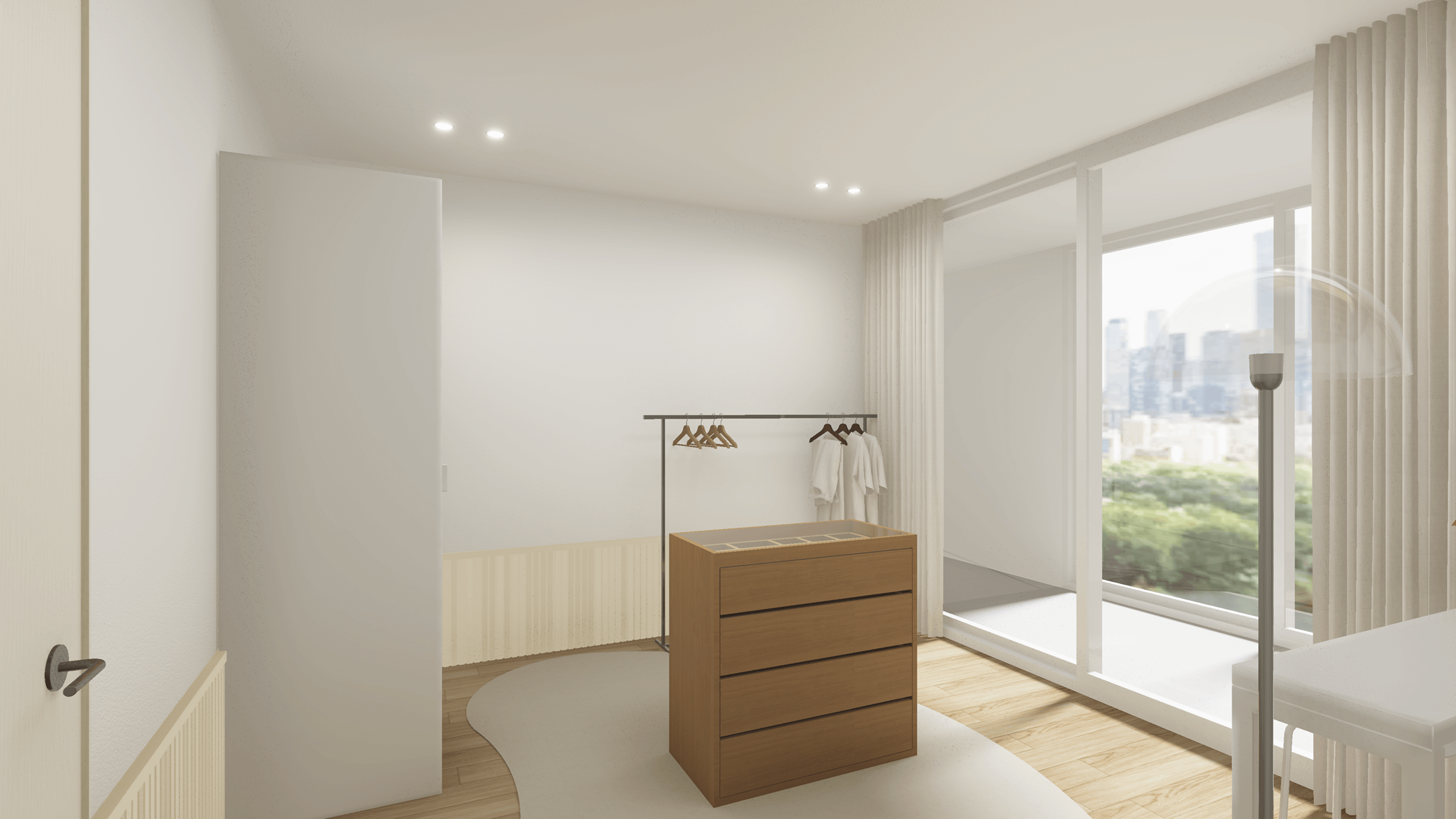 귀여운 버터색 인테리어