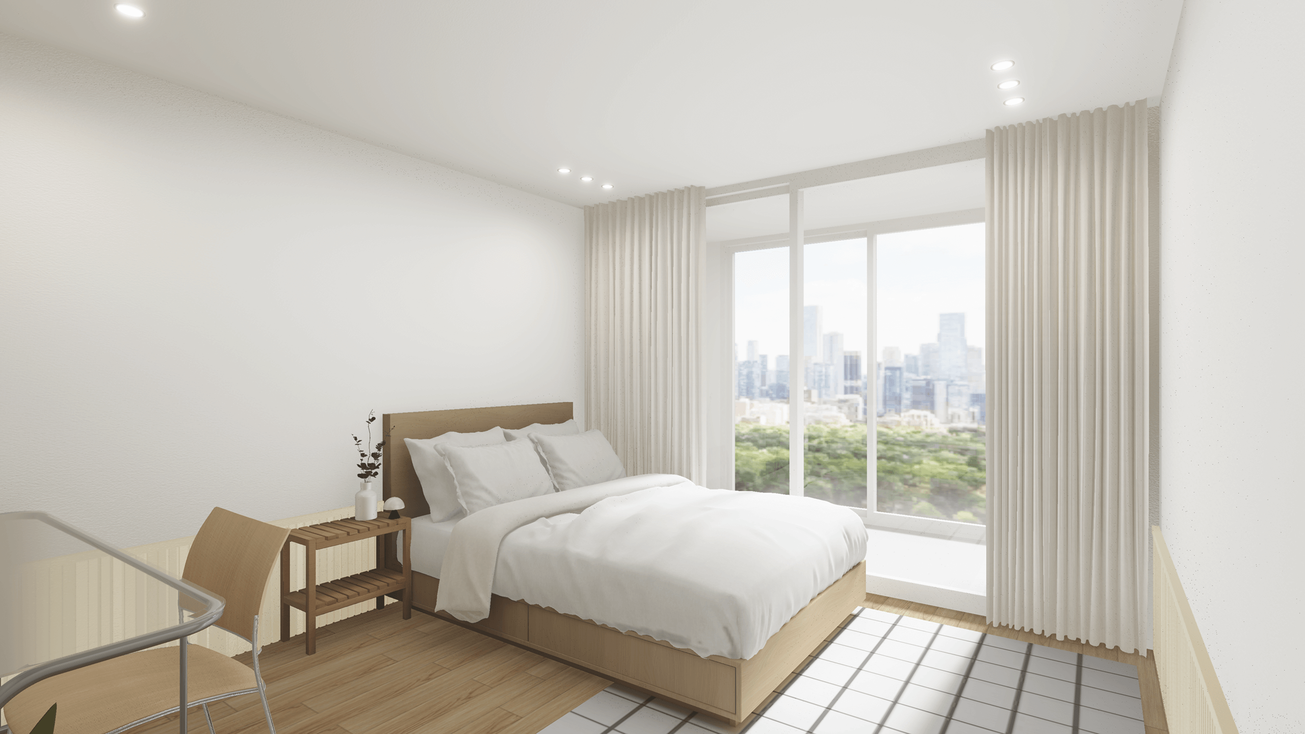 귀여운 버터색 인테리어