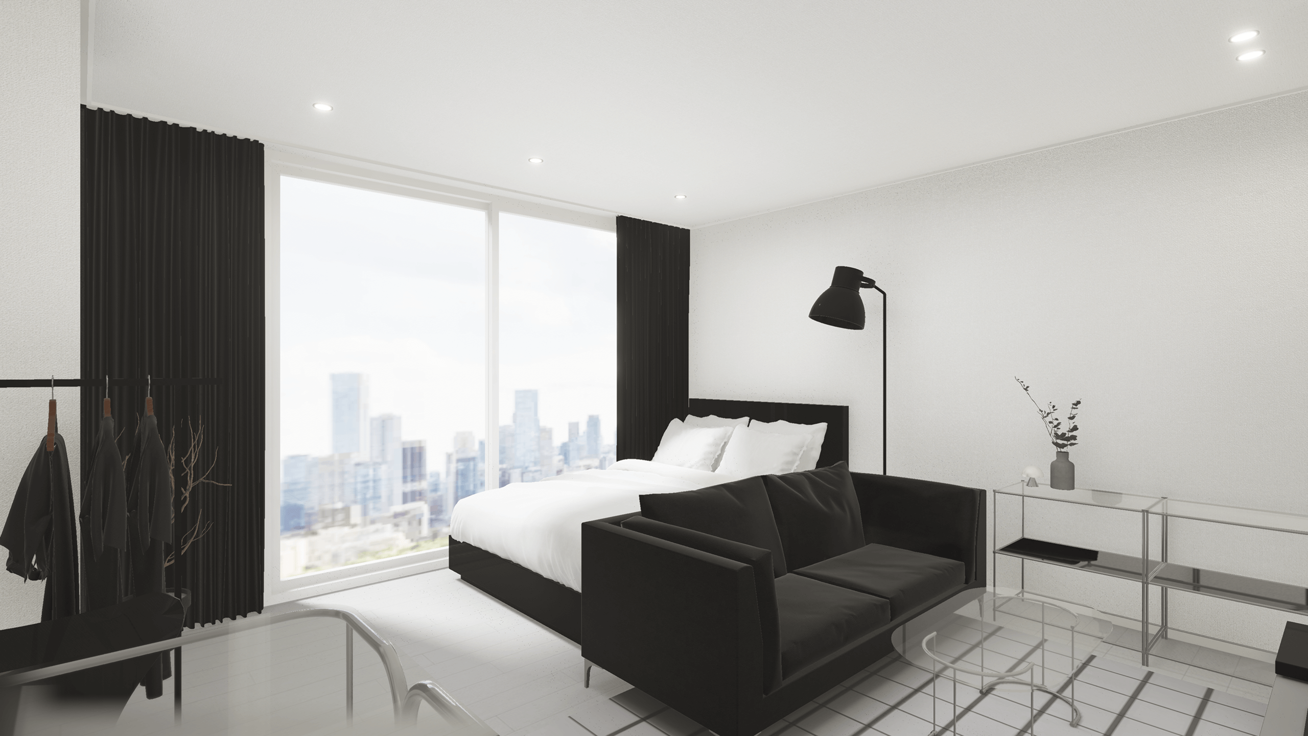 블랙&화이트 하우스