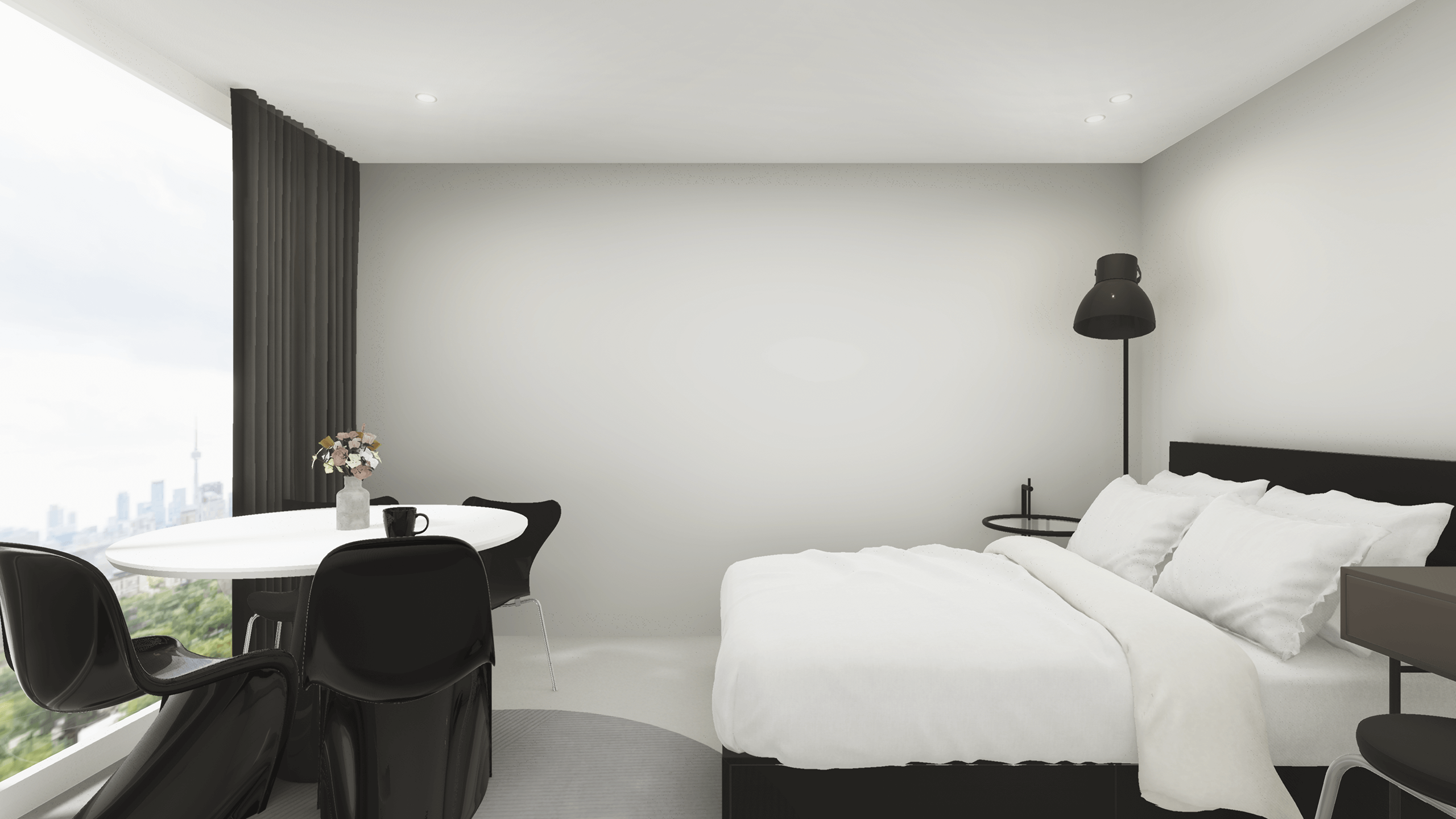 심플한 미드센추리스타일