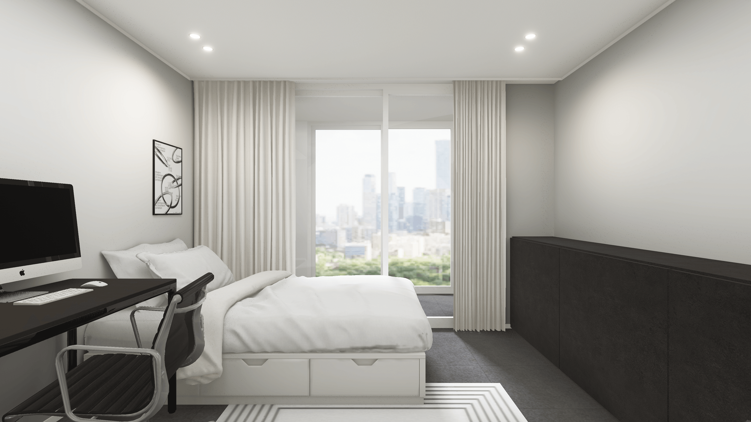 모노블랙 인테리어