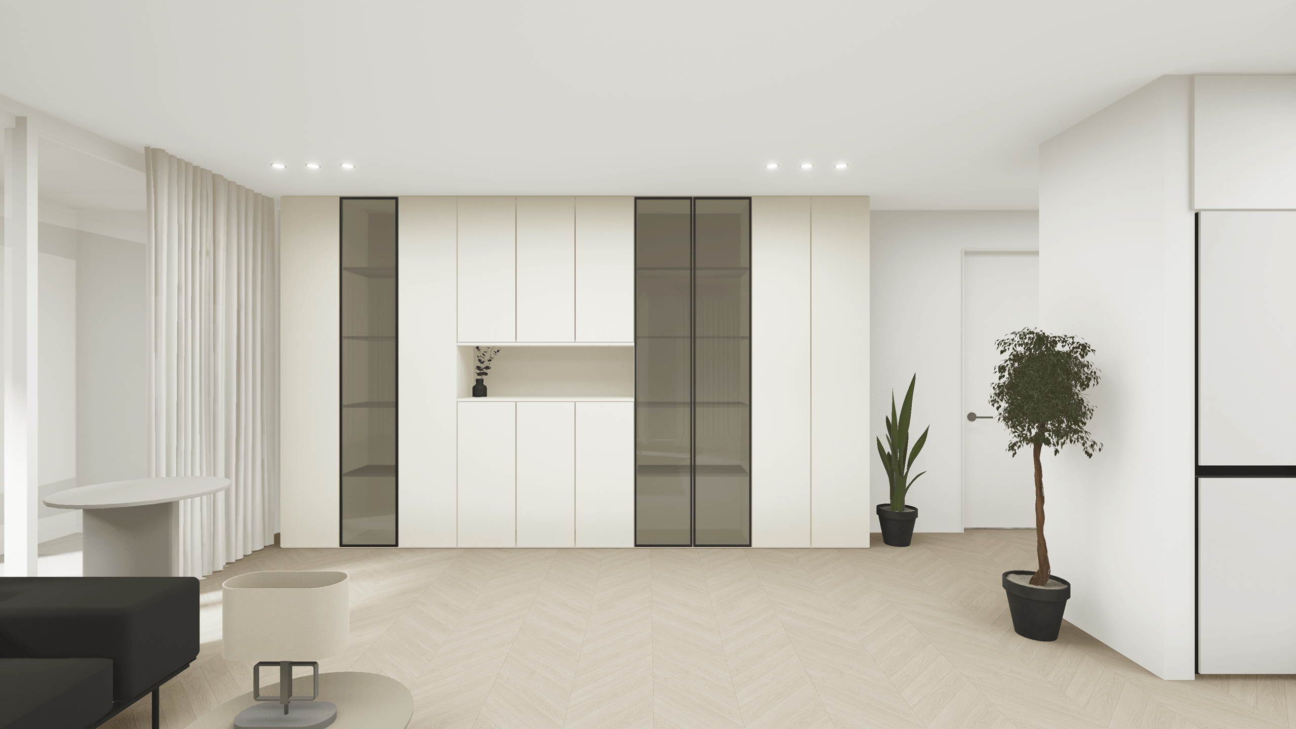 은은함 속에 스며든 블랙 포인트