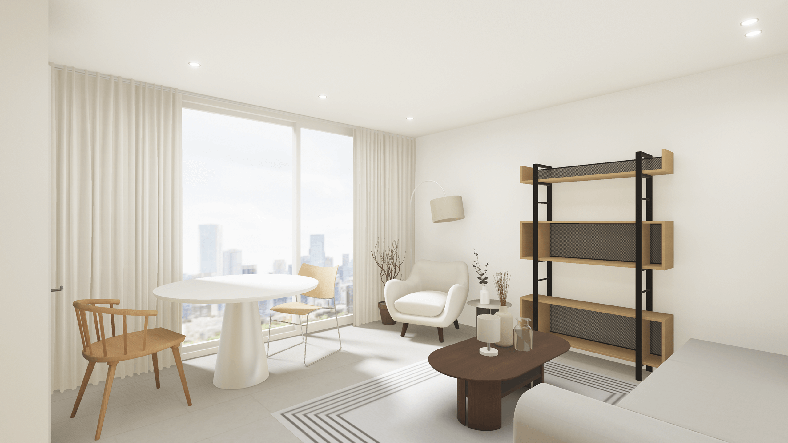 햇살에 물든 우드톤 무드