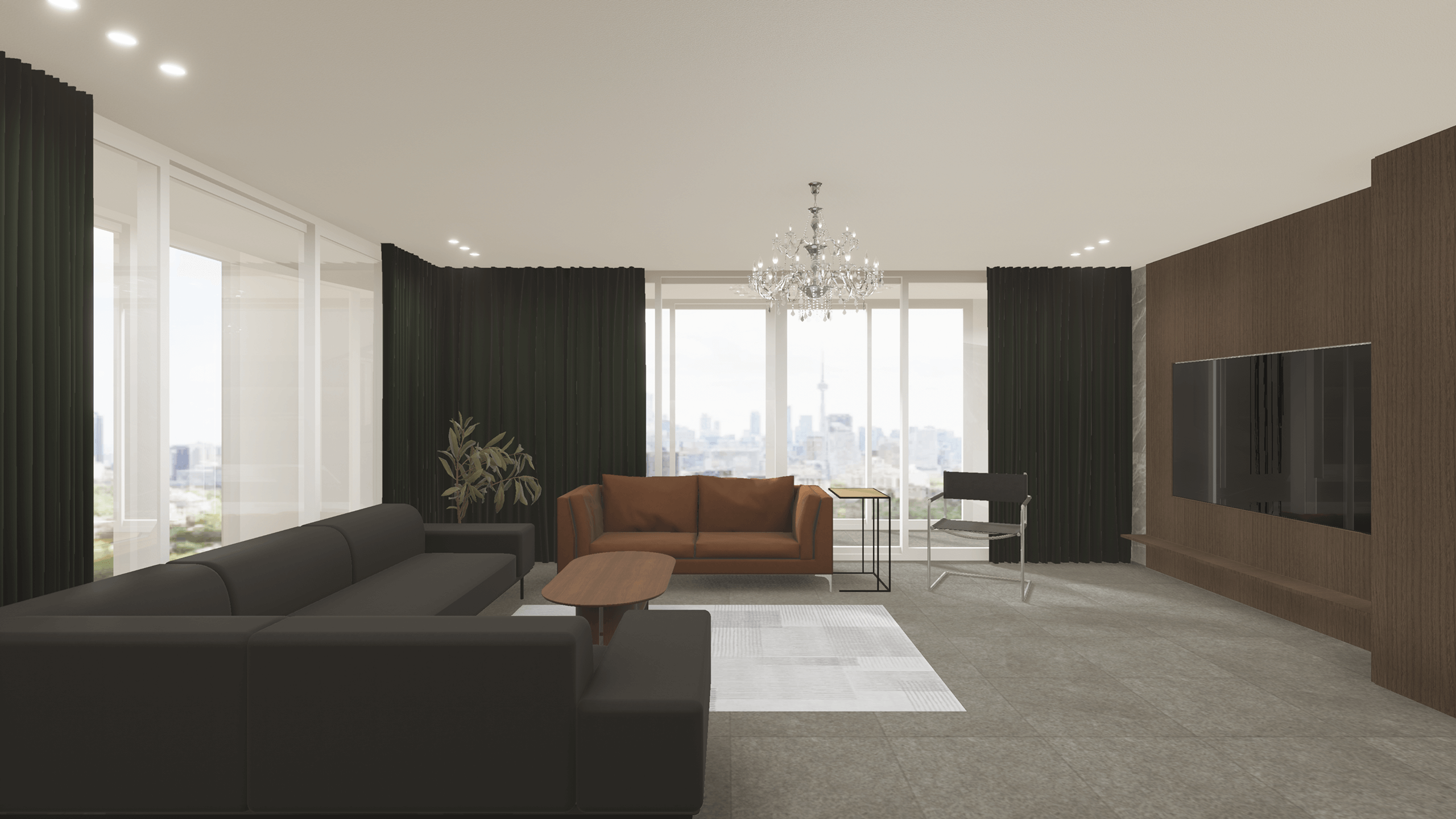 그레이&우드 클래식 인테리어