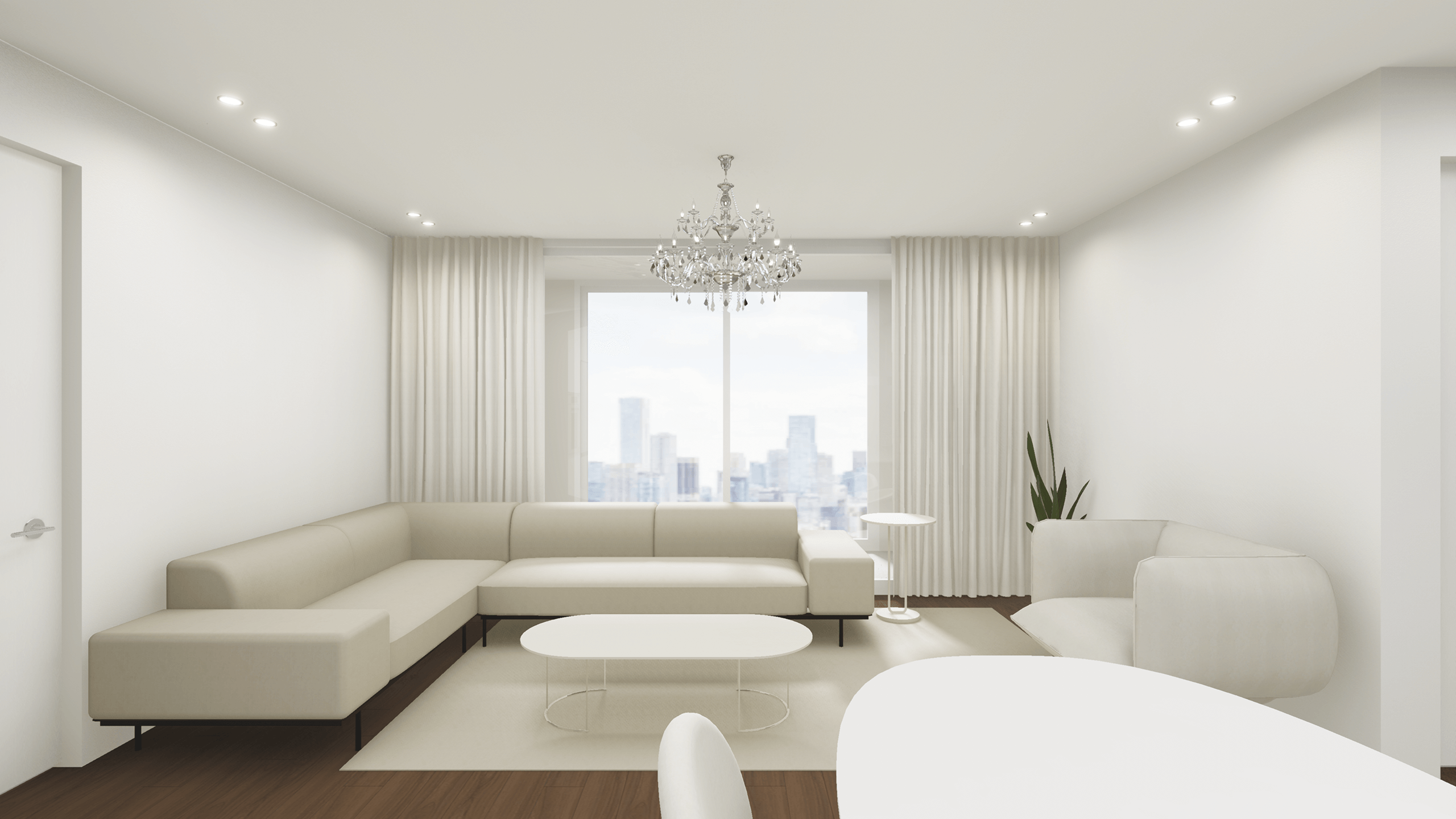 클래식무드의 화이트브라운 인테리어