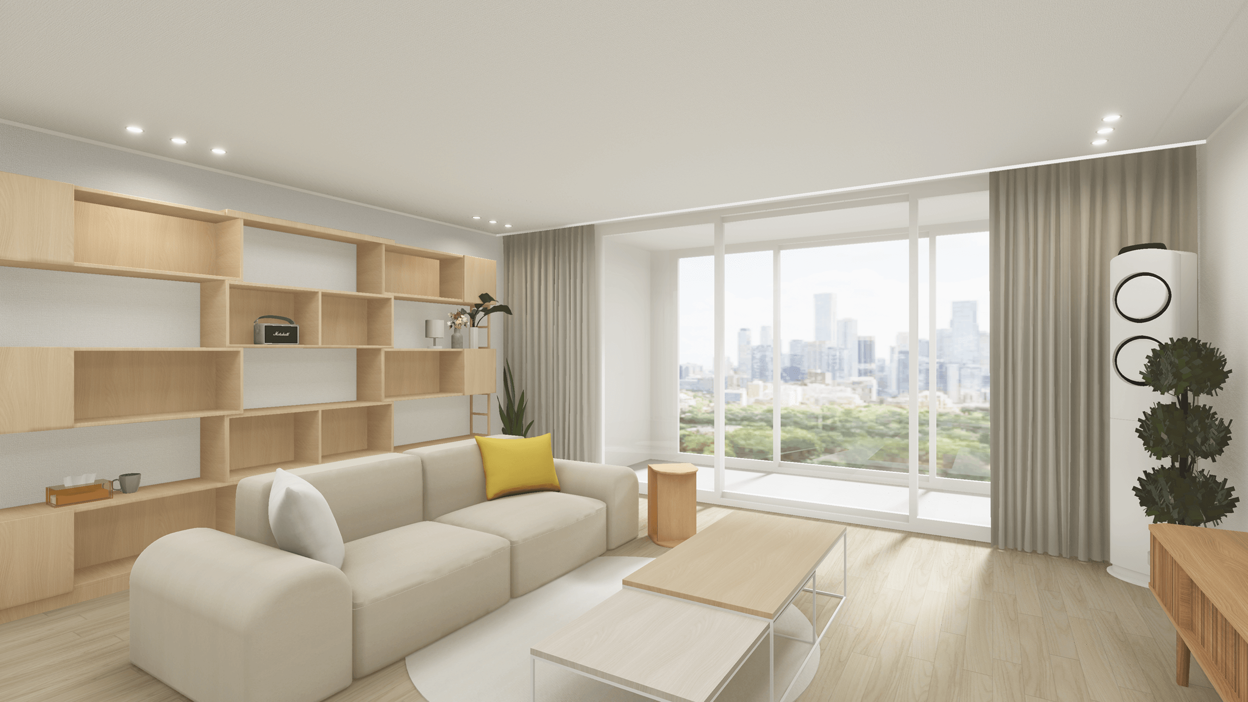 화이트&베이지 내추럴 하우스