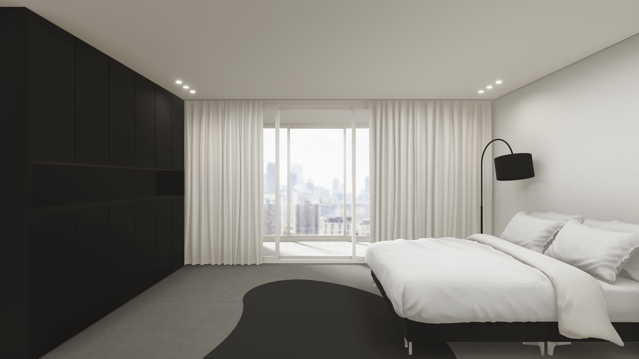 화이트&블랙 모던 인테리어