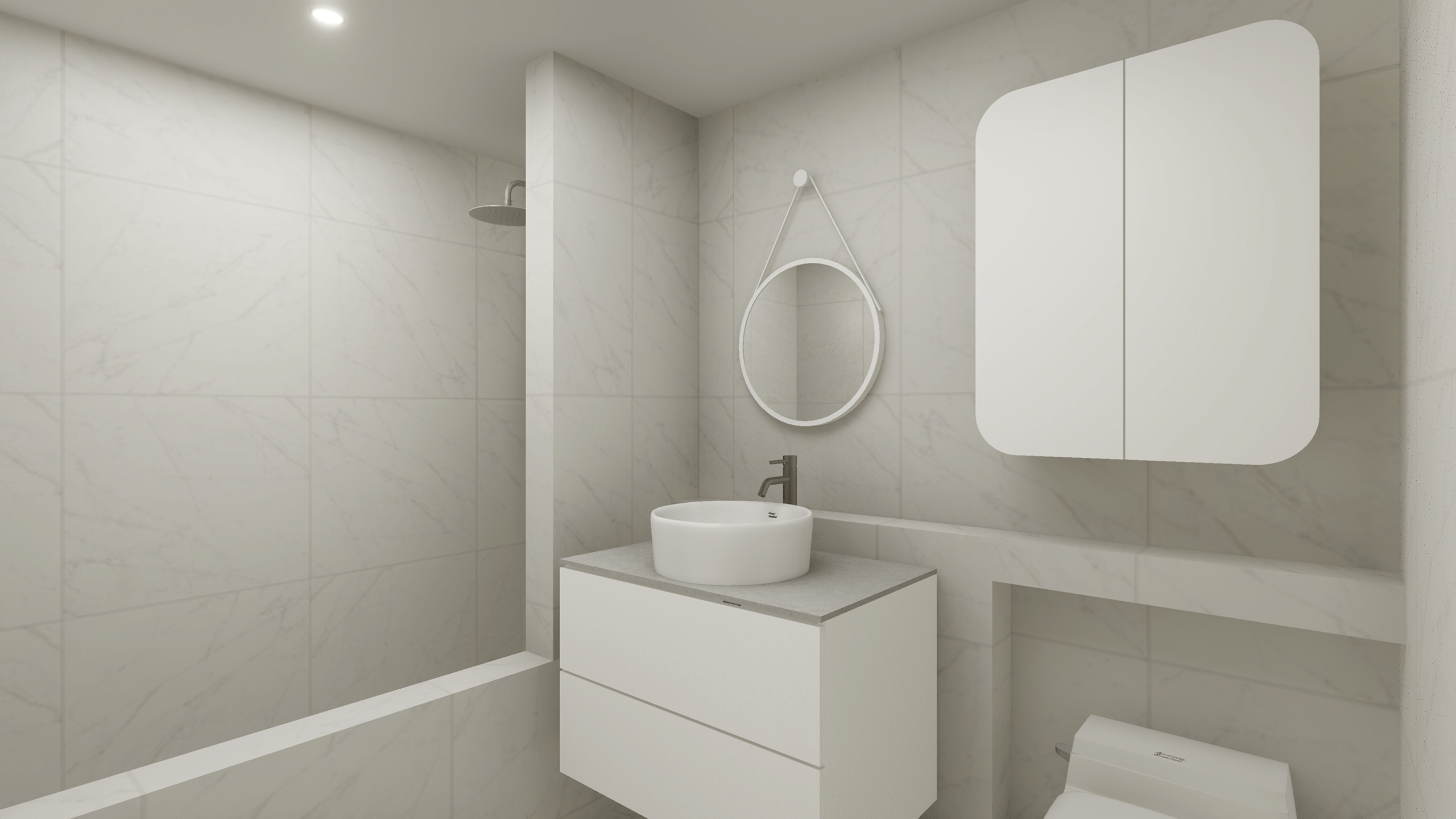 화이트&딥브라운 미니멀 하우스