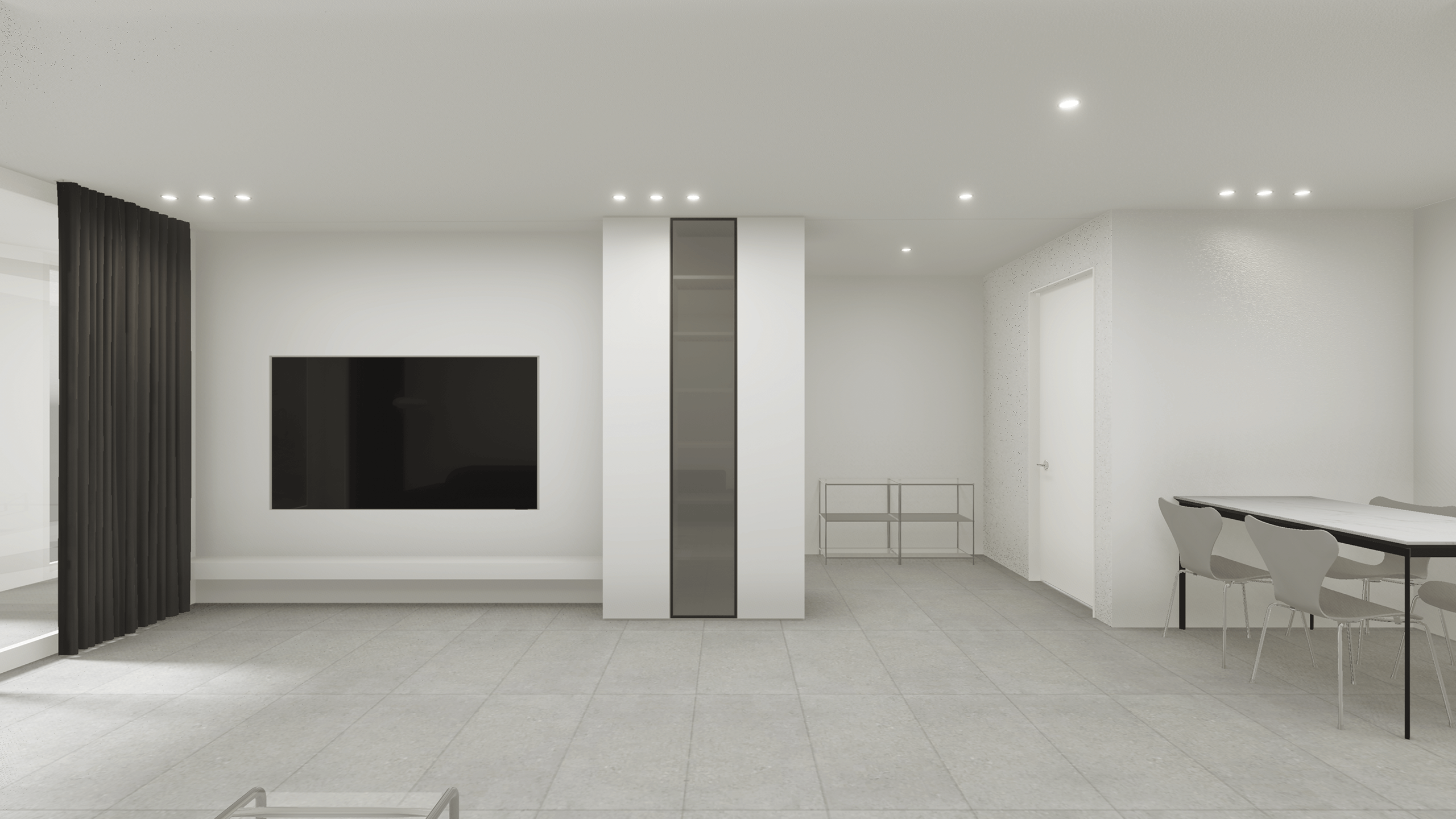 차분함 위에 더한 블랙