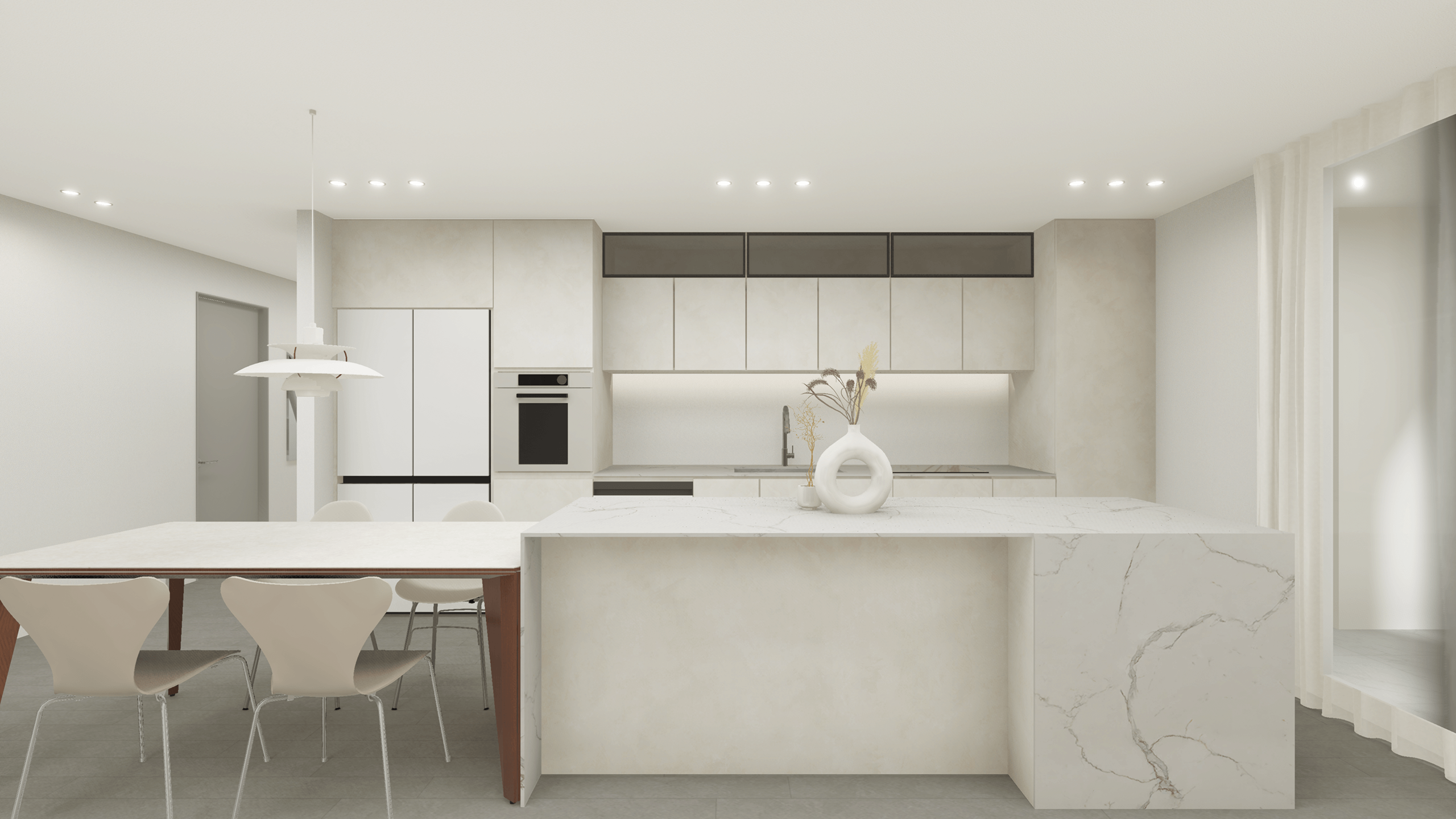 화이트톤 따뜻한 인테리어